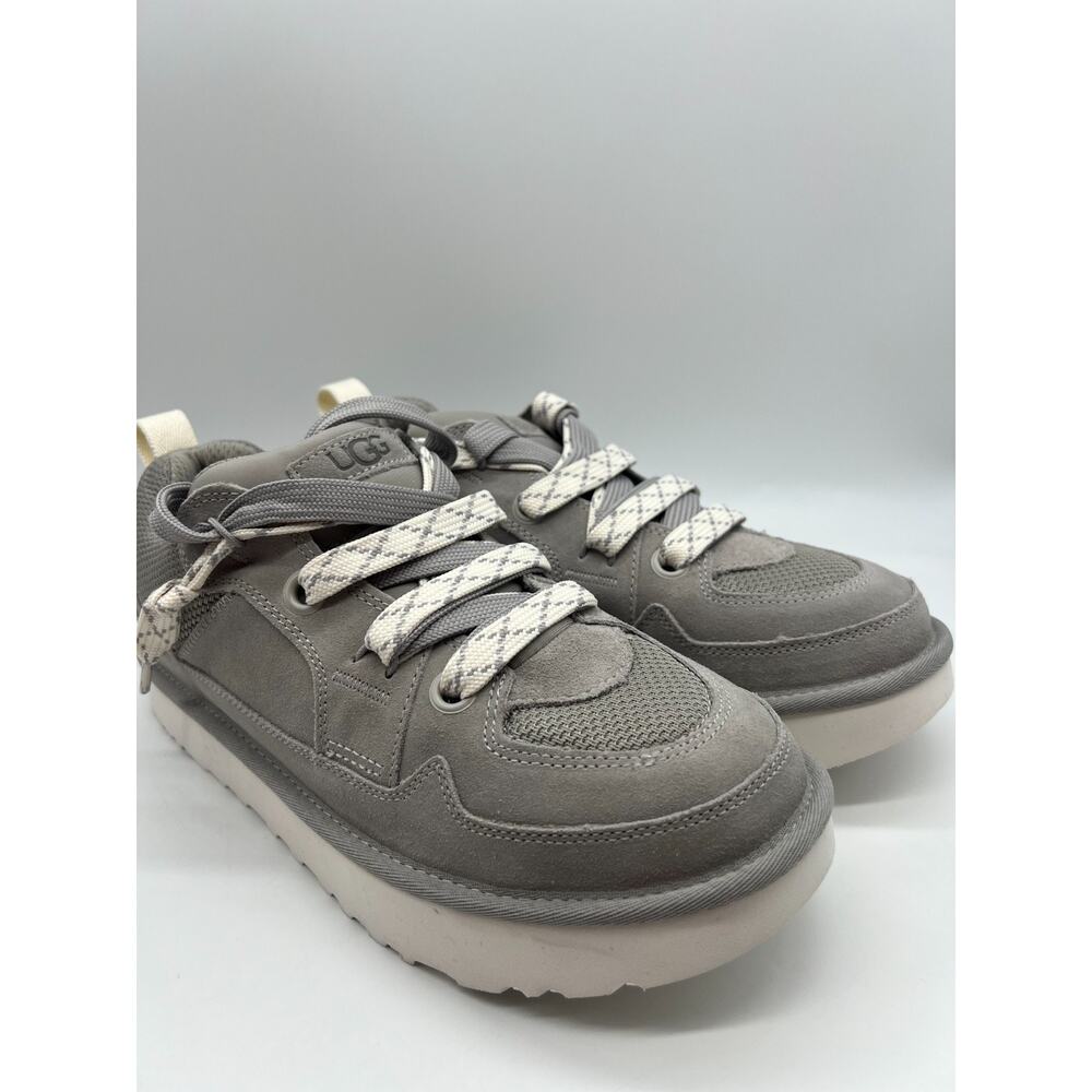 UGG Lo Lowmel Gray Suede Shoes 1169493 Men's Size 11 New - Picture 12 of 16